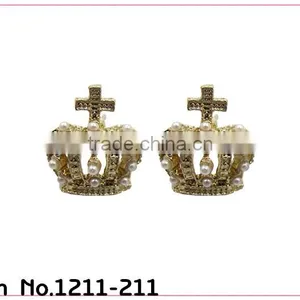 Fancy Teenagers' Crown Stud Earring thumbnail-1