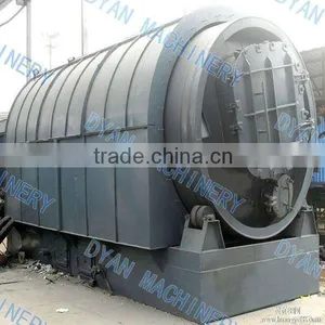 10 Tons Tyre Pyrolysis Plant For Tyre Oil thumbnail-1