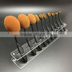 Red/white/black Acrylic Holder for Makeup Brush Tools Portable Makeup Brush Stand thumbnail-5