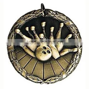 2015 on Sale Bowling Medals / Custom Wanted Factory Pricebowling Medals Selling Here thumbnail-1