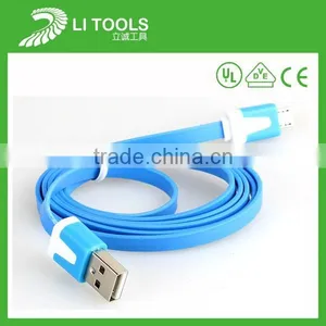 New Colorful The Double Insertion Light LED Micro USB Cable For Android Data Cable thumbnail-1