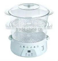 Plastic Food Steamr With Stackable Basket Tray thumbnail-1