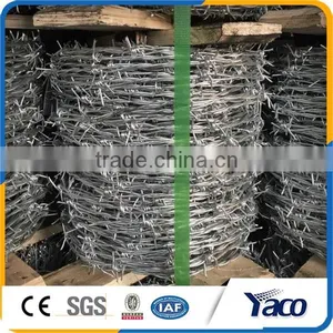 Beautiful Surface Treatment 1.57mm Hi-tensile Barbed Wire Price thumbnail-1
