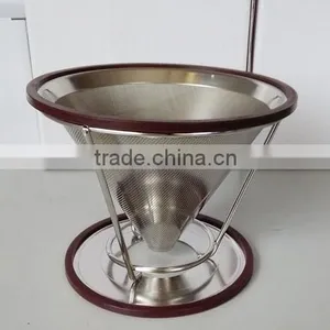 Stainless Steel Reusable Paperless Pour Over Coffee Filter thumbnail-3