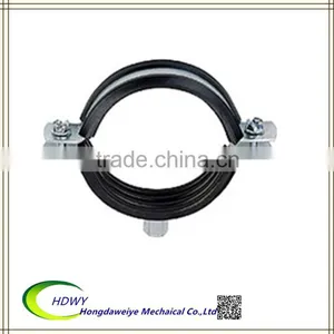 Heavy Duty Pipe Clamp With Rubber;Stainless Steel Pipe Clamp;pipe Clamps With Epdm Rubber Lining thumbnail-2