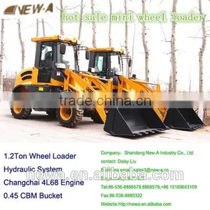 2016 Hot Sale 1.2tons Hydraulic Transmission Wheel Loaders thumbnail-2