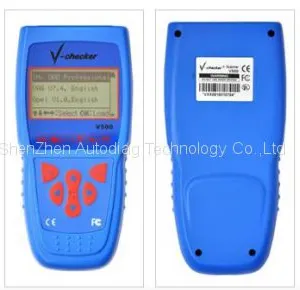 Vchecker Super V-Checker V500 Vehicle Diagnostic Scanner 9-In-1 For European North American Asian Cars thumbnail-1