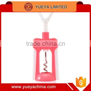 Multifunctional Red Wine and Champagne Bottle Opener--pink 821 thumbnail-1