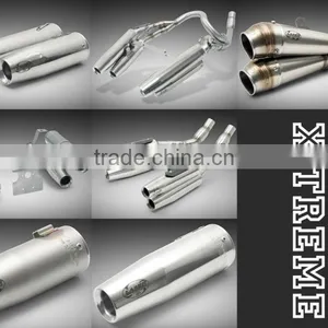 Laser High Performance Racing Motorcycle Exhaust Pipe for Yamaha,Suzuki,Kawasaki,Harley BMW, Honda, Ducati Honda thumbnail-1