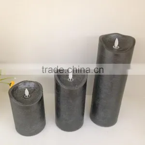 Flameless Moving Wick Led Wax Candles With Timer Outdoor Decorative Dancing Flame Led Real Wax Candles With Remote Control thumbnail-2