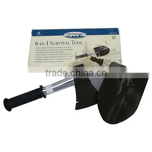 6-in-1 Folding Survival Shovel thumbnail-1