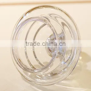 European Home Wedding Decoration Clear Glass Jars With Lid for Candy Food Terarium thumbnail-3