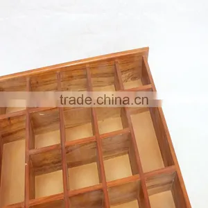 Wardrobe Soft Close Pull Out Pine Wooden Jewelry Drawer thumbnail-1