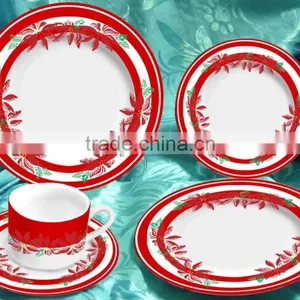 New Printing 20pcs Ceramic Dinner Set With Decal thumbnail-3