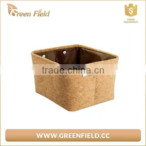 Eco-friendly Cork Baskets Household Nature Cork Bulk Storage Bag thumbnail-2