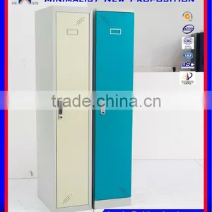Modern Steel 1 Door Clothes Cabinet Locker Office School Hotel Furniture thumbnail-2
