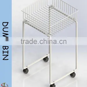 SDI-8586C Mini Square Dump Bin Basket With Caster thumbnail-1