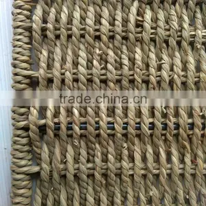 Natural Seagrass Material Eco-friendly Folding Seagrass Storage Basket thumbnail-5