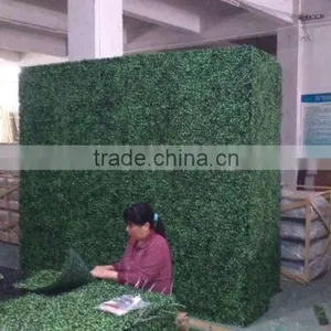 Outdoor Artificial Boxwood Hedge Hot Sale With Milan Grass for Decoration thumbnail-1