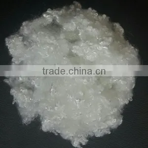 Hollow Conjugated Polyester Fiber 15D*51mm Siliconized Pattern Raw White for Filling thumbnail-4