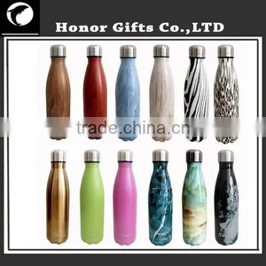Promotional Custom Logo Printed Sports Stainless Steel Water Bottle thumbnail-1