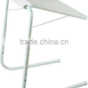 Portable, Multi Purpose, Foldable TV Dinner Table With 6 Height Adjustment & 3 Different Angles thumbnail-4