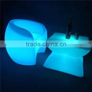 Best Selling Products 5050 RGB LED Glowing Bar Tables LED Poseur Table With 16 Changeable Colors 66*66*50cm thumbnail-6