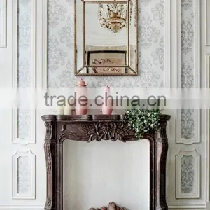 Antique Solid Wood Frame Handmade Flowers Painting thumbnail-5