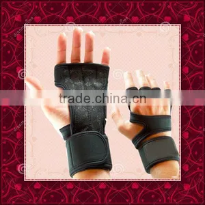 Popular Half Finger Working Gloves / Work Glove for Gym / Training Exercises thumbnail-1