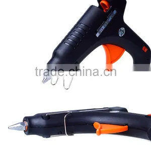 Black Iron Hot Glue Gun With 15 Pieces Melt Glue Sticks, 20 Watts thumbnail-2