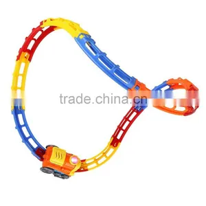 High Quality and Colorful Magic Track Car Toy, With Lights and Sound, Roller Coaster Rails, Sucker Included, 23 Pieces thumbnail-3