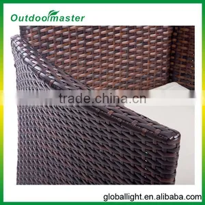 Outdoor Garden Wicker Rattan Furniture With Beige Cushion thumbnail-4