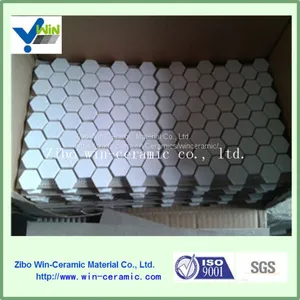 Hexagonal Alumina Ceramic Lining Mosaic thumbnail-5