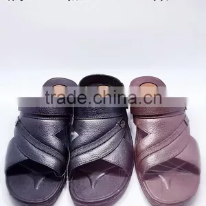 Leather Flat Sandal for Men With Fashion Design thumbnail-1