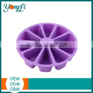 Microwave Oven Safe Heat-Resistant Cute Shapes Non-stick Bakeware 10 Cups Silicone Patty Cake Pan thumbnail-2