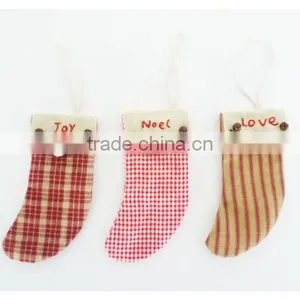 Boutique Fabric Metal Christmas Hanging Ornaments thumbnail-1