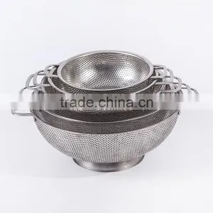 Wholesale Stainless Steel Colander Vegetable Basket thumbnail-4