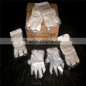 Food Processing Disposable Cleaning Gloves/pe Gloves/plastic Gloves thumbnail-4