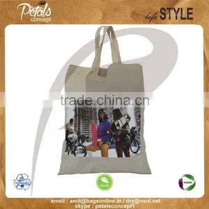 150 GSM Natural Cotton Bag With Cotton Handle thumbnail-1