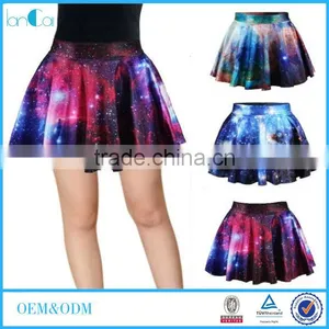 2017 3D Galaxy Skirt Mini Summer Skirt Wholesale and Retail thumbnail-1
