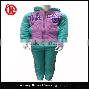 New Design pu Fabric Wholesale Jogging Clothing Sets thumbnail-1