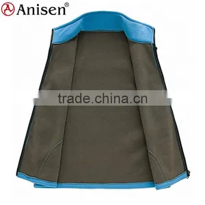 Oem Factory Wholesale Fleece Men Vest thumbnail-3