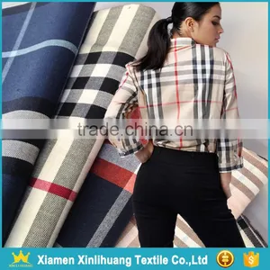 Competetive Price 40S 100% Cotton Yarn Dyed Scotland Shirting Fabric thumbnail-2