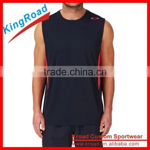 Mens Sports Singlets With Sublimation Print, Italy Ink, Dry Fit Running Mens Singlets thumbnail-1