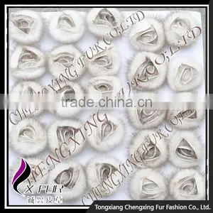 CX-A-25 Wholesale Custom China Supplier Mink Fur Flower Brooch Pins For Coat thumbnail-5