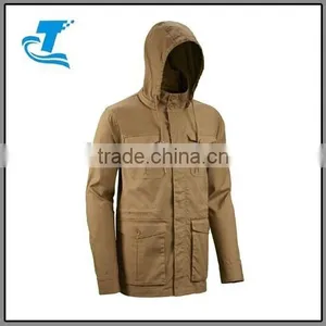 New Fashion Men Jacket Khaki Windbreaker thumbnail-2