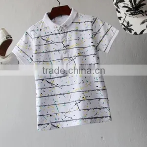 Zm35669a Fashion Kid Cotton T-shirts Casual Boys Sport Shirts thumbnail-2