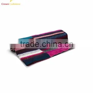 Luxe Baby Knitted Cashmere Wool Blanket With Multi-Colors thumbnail-1