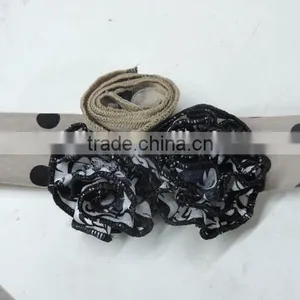 4th of July Flower Hairband Polka Dot Boutique Elastic Headband Baby Girl Cotton Hairwear Wholesale thumbnail-1