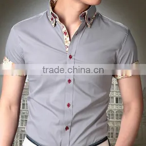 Cultivate One's Morality Type Youth Business Half Sleeve Shirts thumbnail-1